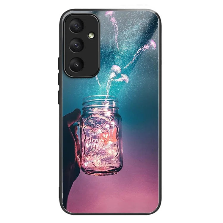 For Samsung Galaxy A05s 4G Case Drop-proof Tempered Glass+TPU Phone Back Cover