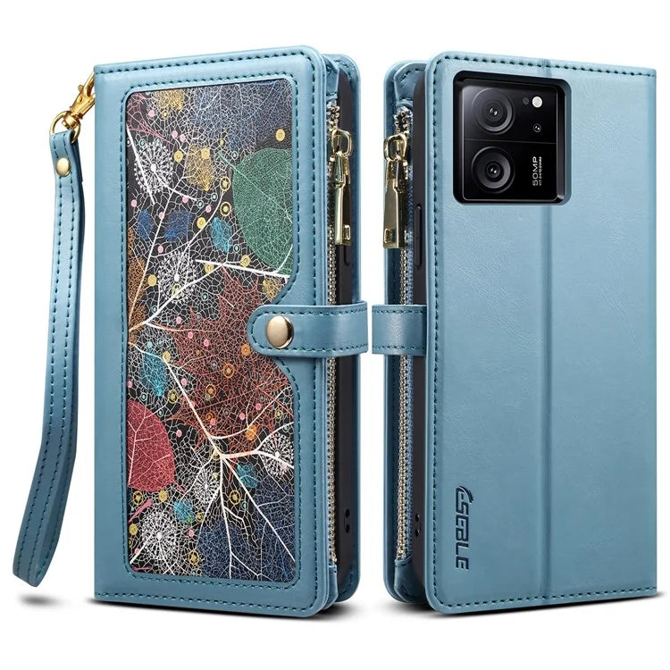 ESEBLE Galaxy Series For Xiaomi Redmi K60 Ultra / 13T / 13T Pro Case Wallet Stand Phone Cover