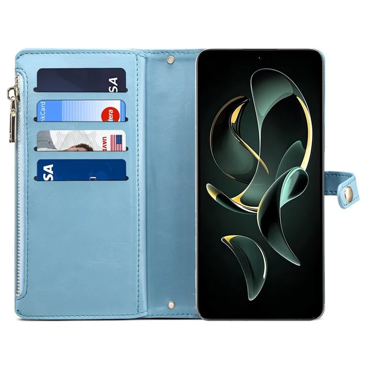 ESEBLE Galaxy Series For Xiaomi Redmi K60 Ultra / 13T / 13T Pro Case Wallet Stand Phone Cover