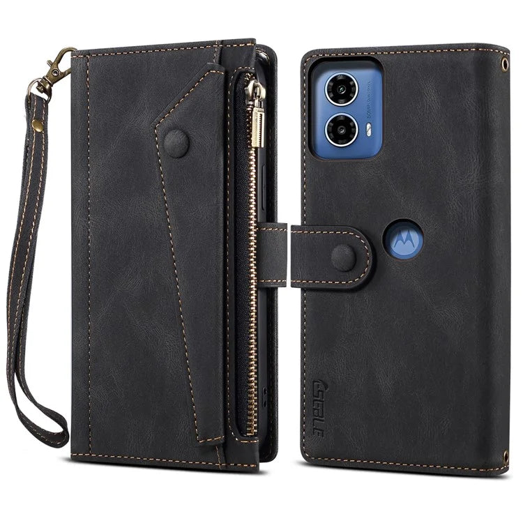 ESEBLE Star Series For Motorola Moto G34 5G Wallet Case Stand Flip Phone Cover