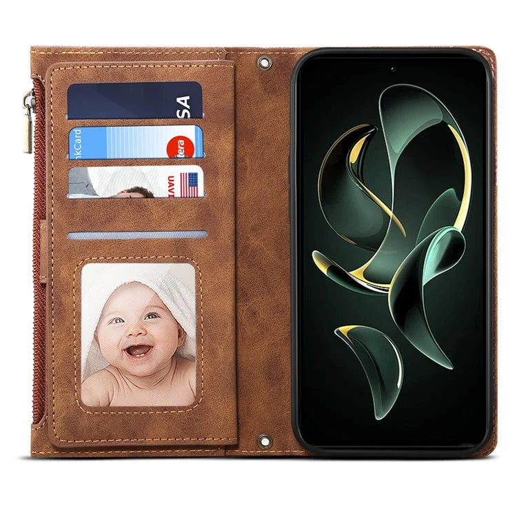 ESEBLE Star Series For Xiaomi Redmi K60 Ultra / 13T / 13T Pro Case Leather Phone Cover Wallet