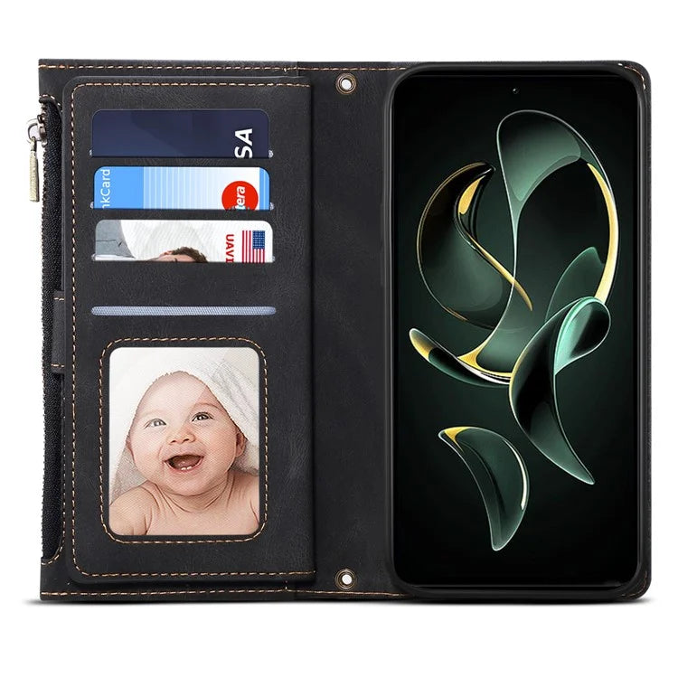 ESEBLE Star Series For Xiaomi Redmi K60 Ultra / 13T / 13T Pro Case Leather Phone Cover Wallet