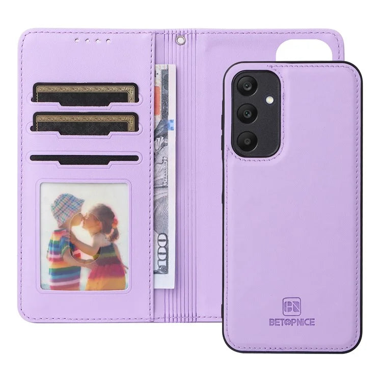 BETOPNICE 005 For Samsung Galaxy A25 5G (Global) (161.0 x 76.5 x 8.3mm) Wallet Case Magnetic Detachable Phone Cover