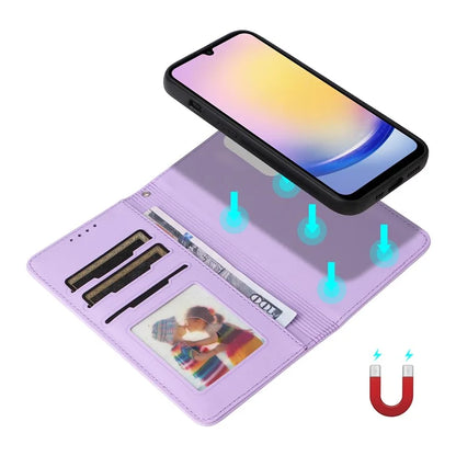 BETOPNICE 005 For Samsung Galaxy A25 5G (Global) (161.0 x 76.5 x 8.3mm) Wallet Case Magnetic Detachable Phone Cover