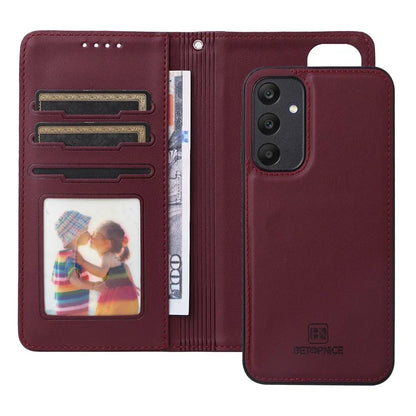 BETOPNICE 005 For Samsung Galaxy A25 5G (Global) (161.0 x 76.5 x 8.3mm) Wallet Case Magnetic Detachable Phone Cover
