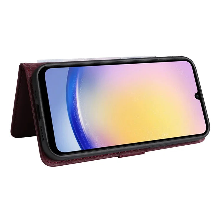 BETOPNICE 005 For Samsung Galaxy A25 5G (Global) (161.0 x 76.5 x 8.3mm) Wallet Case Magnetic Detachable Phone Cover