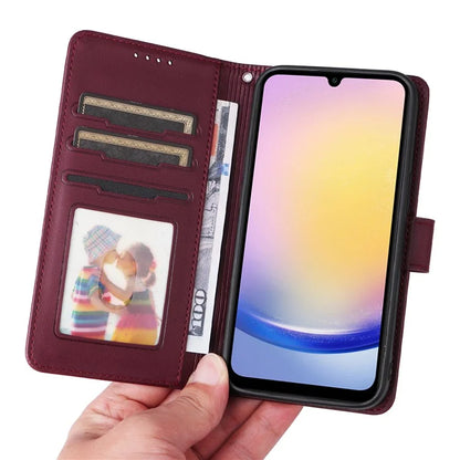 BETOPNICE 005 For Samsung Galaxy A25 5G (Global) (161.0 x 76.5 x 8.3mm) Wallet Case Magnetic Detachable Phone Cover