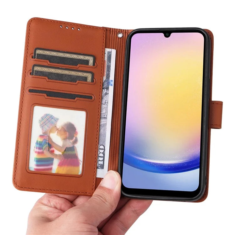 BETOPNICE 005 For Samsung Galaxy A25 5G (Global) (161.0 x 76.5 x 8.3mm) Wallet Case Magnetic Detachable Phone Cover