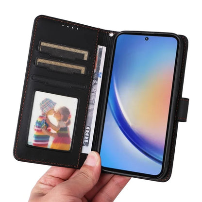BETOPNICE 005 For Samsung Galaxy A35 5G PU Leather Phone Cover Detachable Magnetic Wallet Case