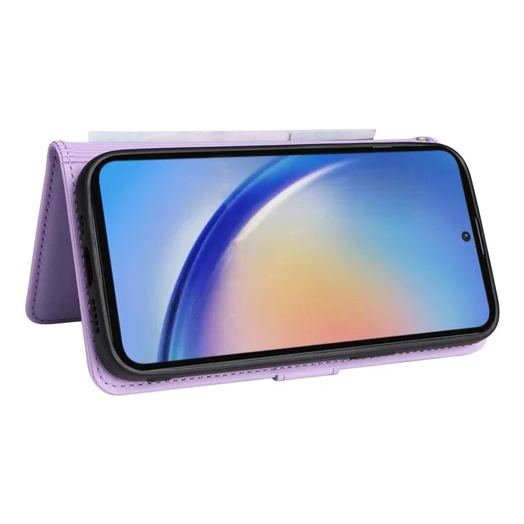 BETOPNICE 005 For Samsung Galaxy A35 5G PU Leather Phone Cover Detachable Magnetic Wallet Case