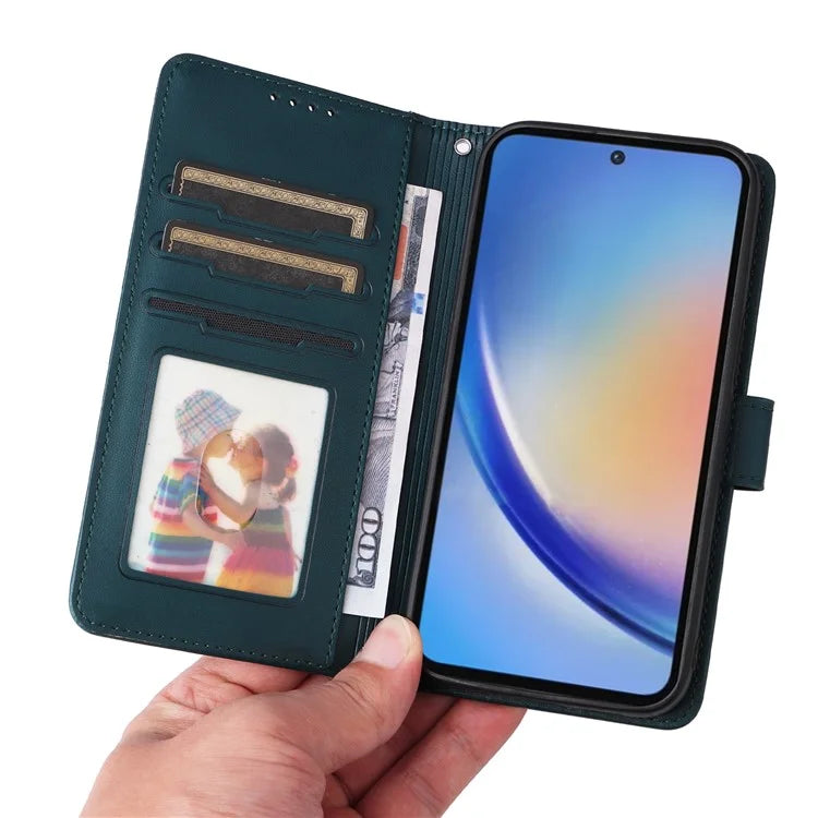 BETOPNICE 005 For Samsung Galaxy A35 5G PU Leather Phone Cover Detachable Magnetic Wallet Case
