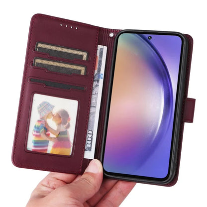 BETOPNICE 005 For Samsung Galaxy A55 5G Detachable Phone Case Card Slots TPU Interior Protective Cover