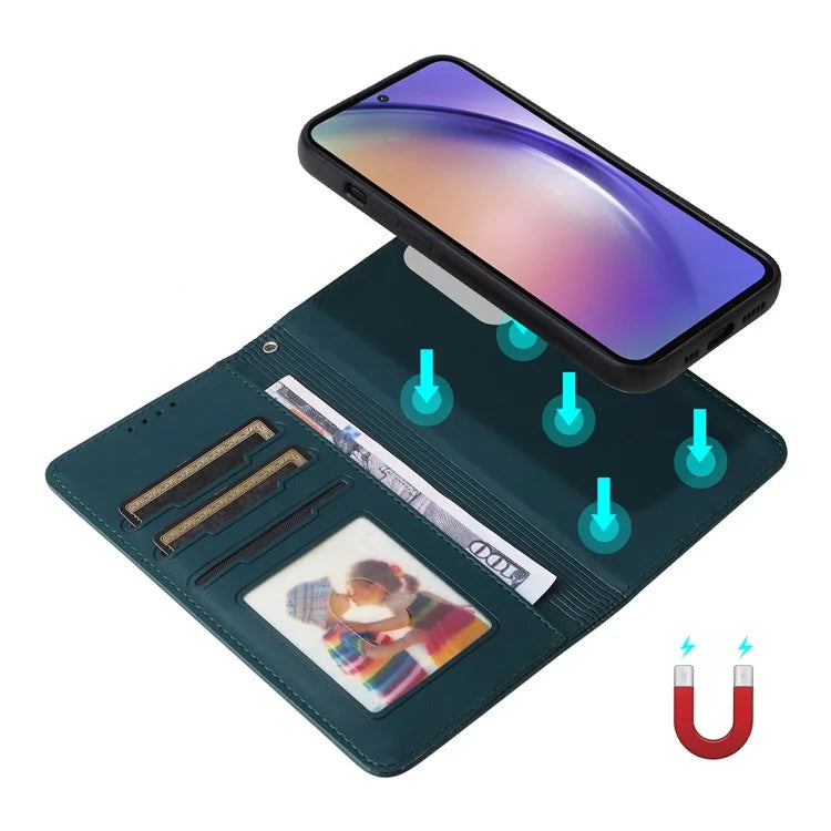 BETOPNICE 005 For Samsung Galaxy A55 5G Detachable Phone Case Card Slots TPU Interior Protective Cover