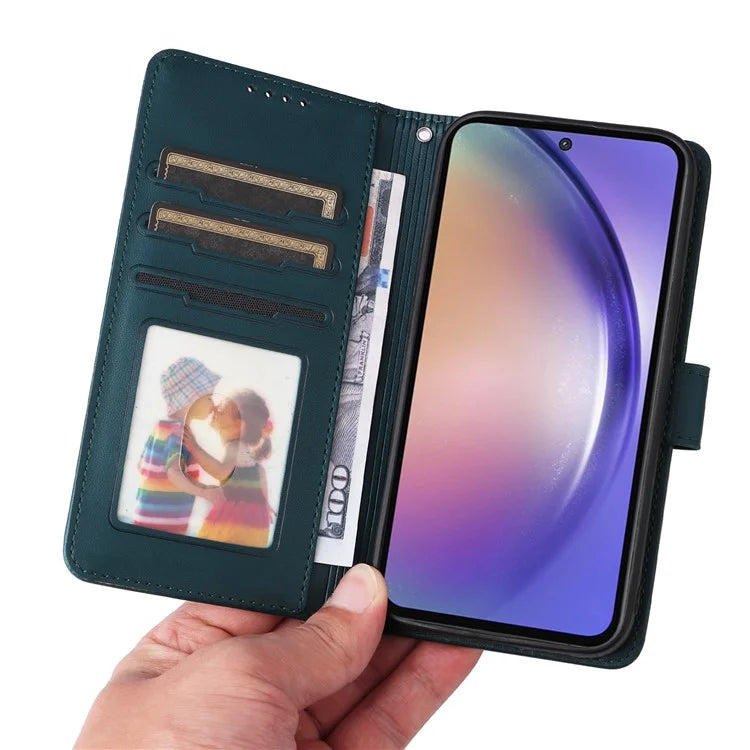 BETOPNICE 005 For Samsung Galaxy A55 5G Detachable Phone Case Card Slots TPU Interior Protective Cover