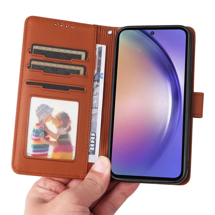 BETOPNICE 005 For Samsung Galaxy A55 5G Detachable Phone Case Card Slots TPU Interior Protective Cover