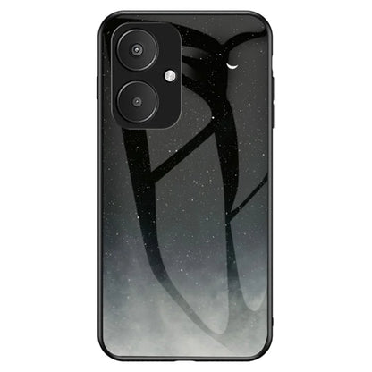 For Xiaomi Redmi 13C 5G Tempered Glass Phone Case Starry Sky Pattern