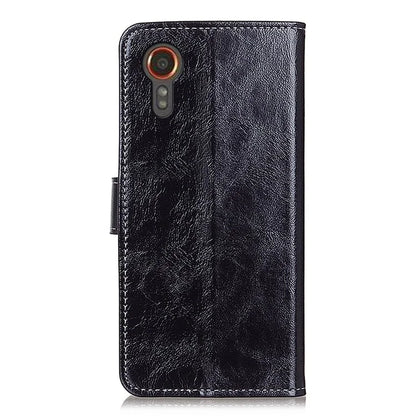 For Samsung Galaxy Xcover 7 Case Leather Retro Crazy Horse Texture Wallet Phone Cover