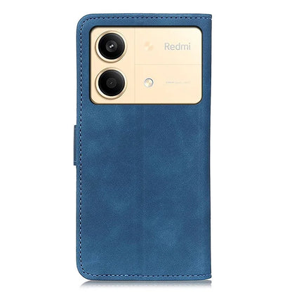 KHAZNEH For Xiaomi Redmi Note 13R Pro 5G Cell Phone Case Leather Retro Style Stand Cover