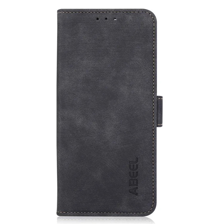 ABEEL For Xiaomi Redmi Note 13R Pro 5G Cell Phone Case Side Magnetic Clasp PU Leather Cover