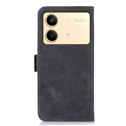 ABEEL For Xiaomi Redmi Note 13R Pro 5G Cell Phone Case Side Magnetic Clasp PU Leather Cover