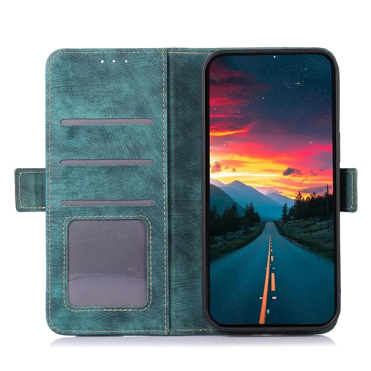 ABEEL For Xiaomi Redmi Note 13R Pro 5G Cell Phone Case Side Magnetic Clasp PU Leather Cover