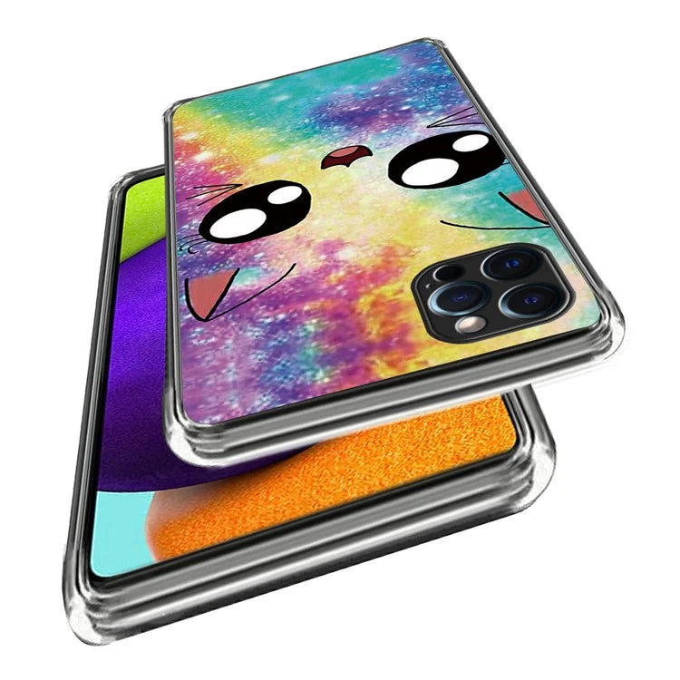 For iPhone 15 Pro Cell Phone Case Pattern Printing Soft TPU Back Cover