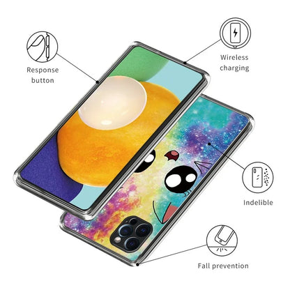 For iPhone 15 Pro Cell Phone Case Pattern Printing Soft TPU Back Cover