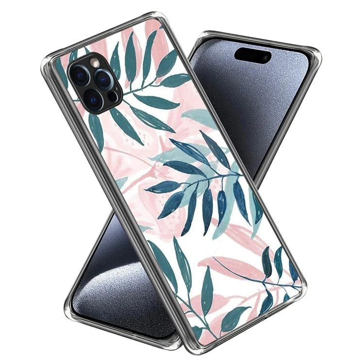For iPhone 15 Pro Cell Phone Case Pattern Printing Soft TPU Back Cover