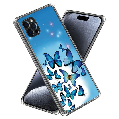 For iPhone 15 Pro Cell Phone Case Pattern Printing Soft TPU Back Cover