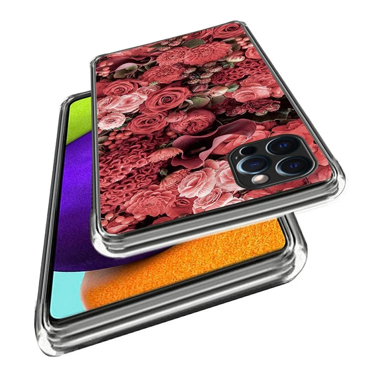 For iPhone 15 Pro Cell Phone Case Pattern Printing Soft TPU Back Cover
