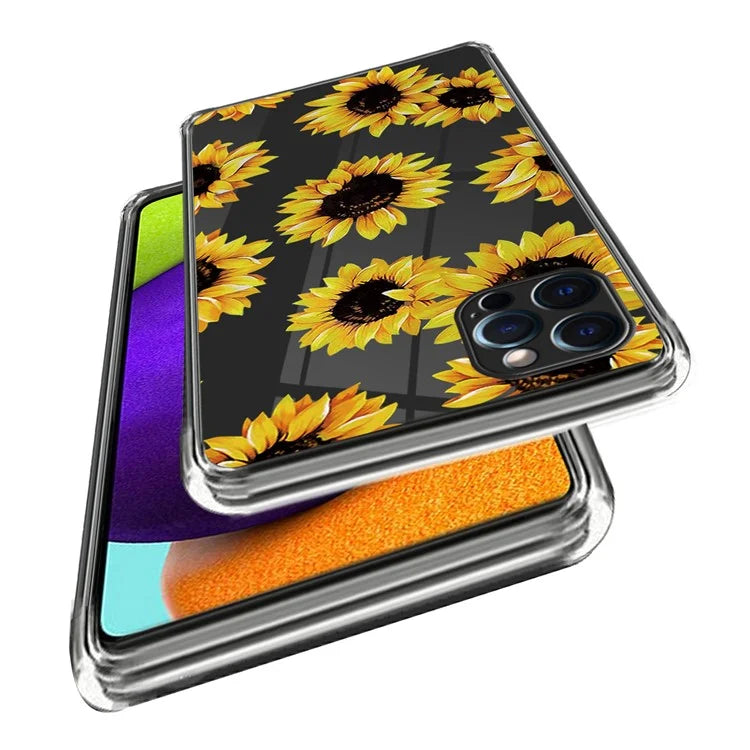 For iPhone 15 Pro Cell Phone Case Pattern Printing Soft TPU Back Cover