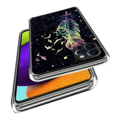 For iPhone 15 Pro Cell Phone Case Pattern Printing Soft TPU Back Cover