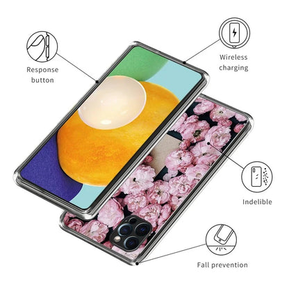 For iPhone 15 Pro Cell Phone Case Pattern Printing Soft TPU Back Cover
