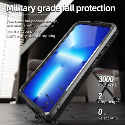 REDPEPPER For Samsung Galaxy S24 IP68 Waterproof Magnetic Case Clear Phone Cover