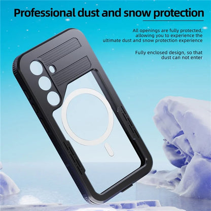 REDPEPPER For Samsung Galaxy S24 IP68 Waterproof Magnetic Case Clear Phone Cover