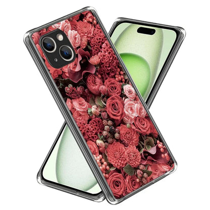 For iPhone 15 Cell Phone Case TPU Pattern Printing Design Protective Shell