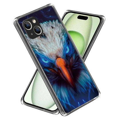 For iPhone 15 Cell Phone Case TPU Pattern Printing Design Protective Shell
