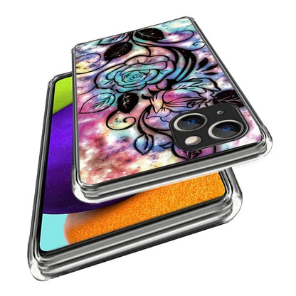 For iPhone 15 Cell Phone Case TPU Pattern Printing Design Protective Shell