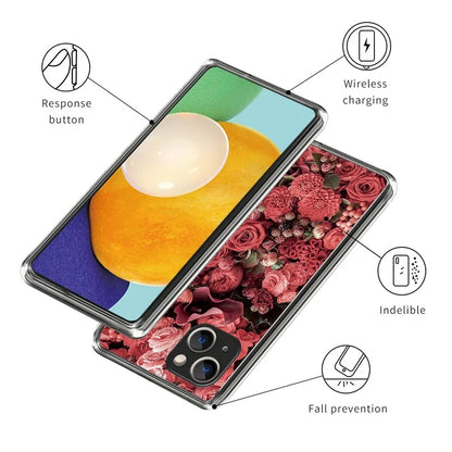 For iPhone 15 Plus Case Soft TPU Pattern Printing Smart Phone Cover