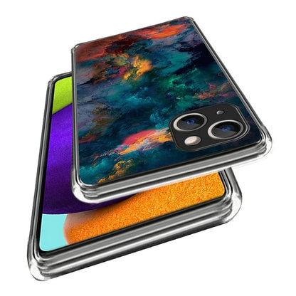 For iPhone 15 Plus Case Soft TPU Pattern Printing Smart Phone Cover
