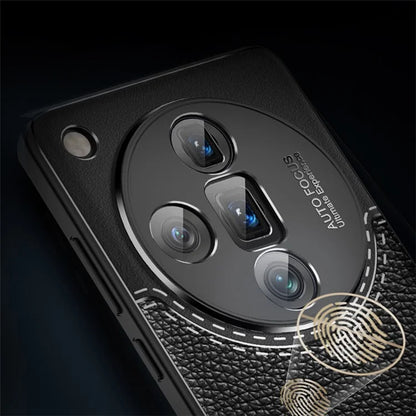 For Oppo Find X7 5G TPU Phone Case Litchi Texture Back Cover
