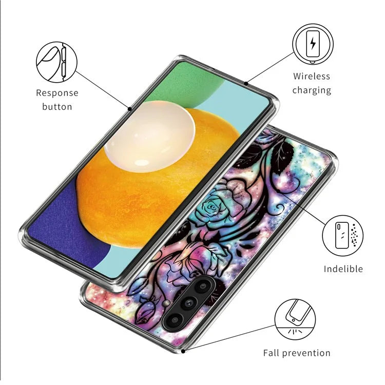 For Samsung Galaxy A14 5G / A14 4G TPU Case Shockproof Pattern Printing Phone Cover