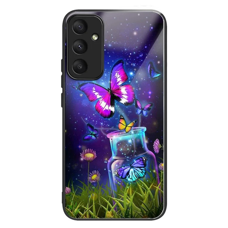 For Samsung Galaxy A05s 4G Case Pattern TPU+Tempered Glass Phone Protector