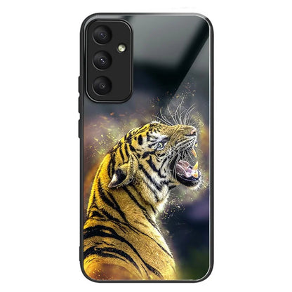 For Samsung Galaxy A05s 4G Case Pattern TPU+Tempered Glass Phone Protector
