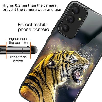 For Samsung Galaxy A05s 4G Case Pattern TPU+Tempered Glass Phone Protector