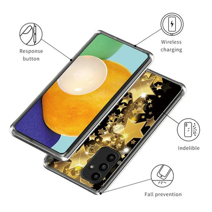 For Samsung Galaxy A15 4G / A15 5G Case Anti-dust TPU Printing Phone Protector