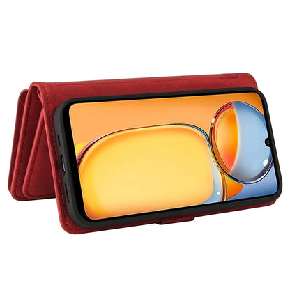 KT Multi-Functional Series-2 For Xiaomi Redmi 13C 4G / Poco C65 4G Leather Phone Case with Zipper Wallet