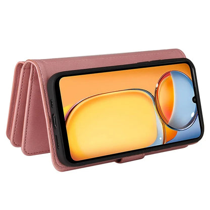 KT Multi-Functional Series-2 For Xiaomi Redmi 13C 4G / Poco C65 4G Leather Phone Case with Zipper Wallet