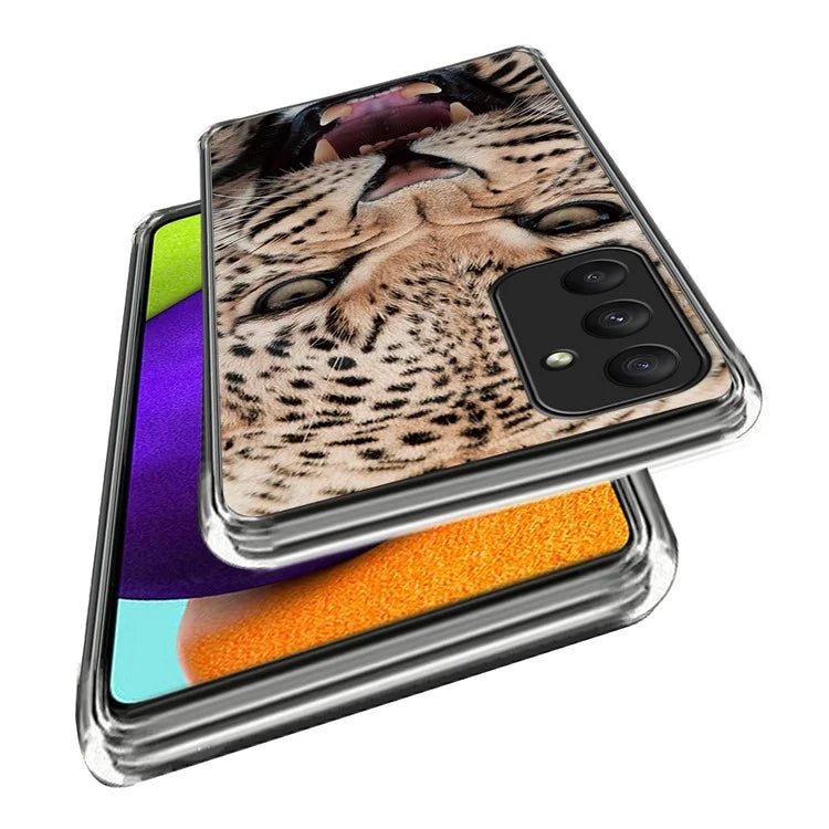 For Samsung Galaxy A35 5G Back Case Scratch-proof TPU Pattern Printing Phone Cover