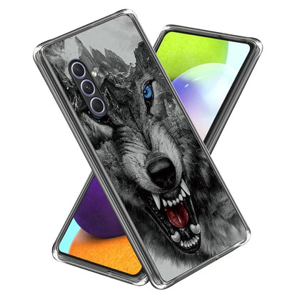 For Samsung Galaxy A54 5G Case Drop-resistant TPU Pattern Phone Shell